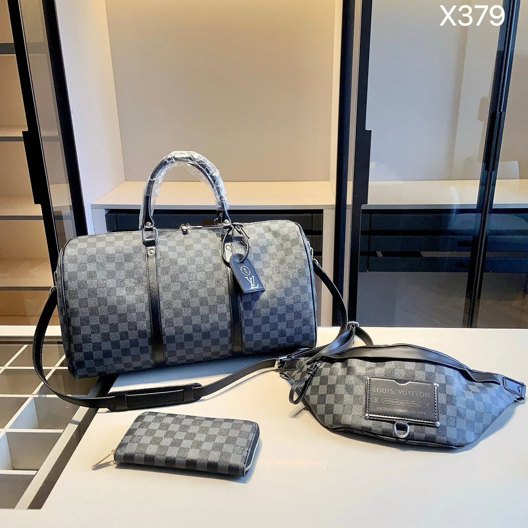 Prada Re-Nylon Camera Bag Set Black Crossbody Bag - 9