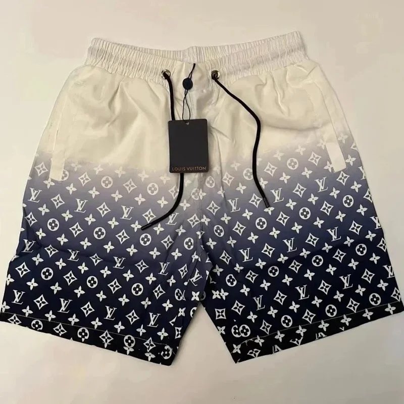 Louis Vuitton Monogram Trimmed White Swim Shorts - 8