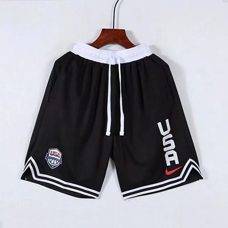 Nike Team USA Basketball Shorts White - 6