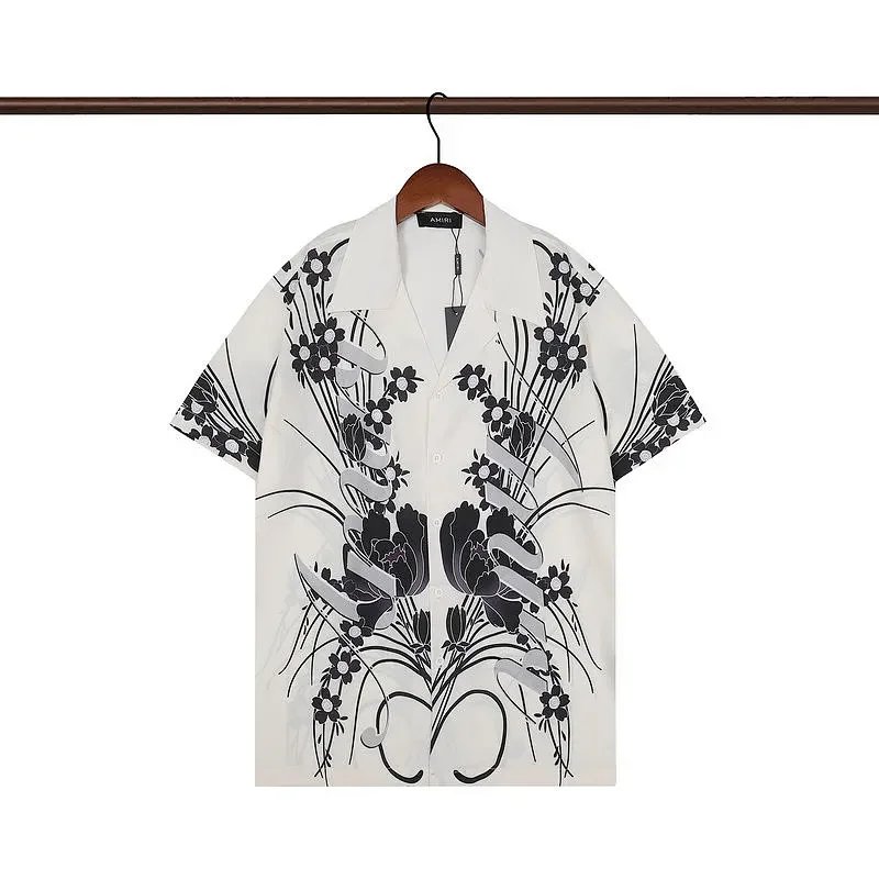 Gucci Hawaiian-Style Short-Sleeve Shirt in Emerald Green with Red Trim - 12