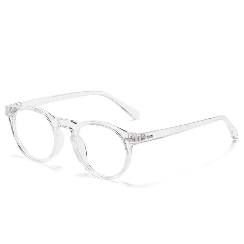 Design Round Frame Smoke Green with Amber Lens Sunglasses - 17