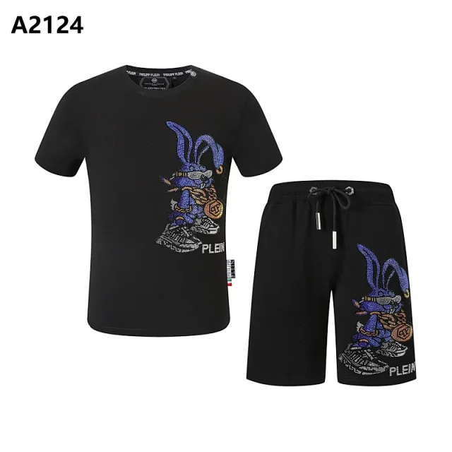 Philipp Plein Matching Sets Short-Sleeve T-Shirt and Shorts Set product detail image 8