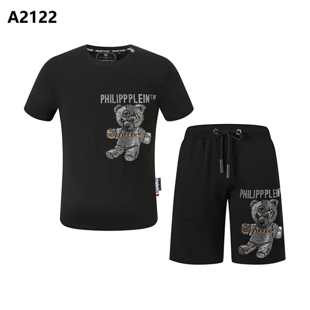 Philipp Plein Matching Sets Short-Sleeve T-Shirt and Shorts Set product detail image 7