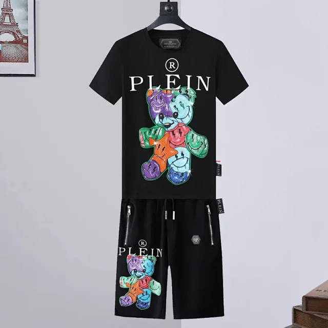 Philipp Plein Matching Sets Short-Sleeve T-Shirt and Shorts Set product detail image 14