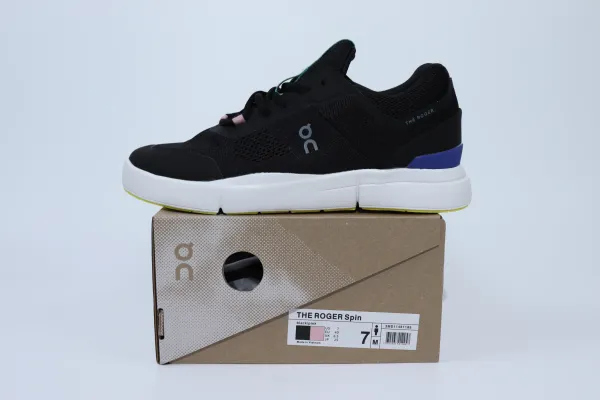 On The Roger Spin Black / Pink Sneakers - 1