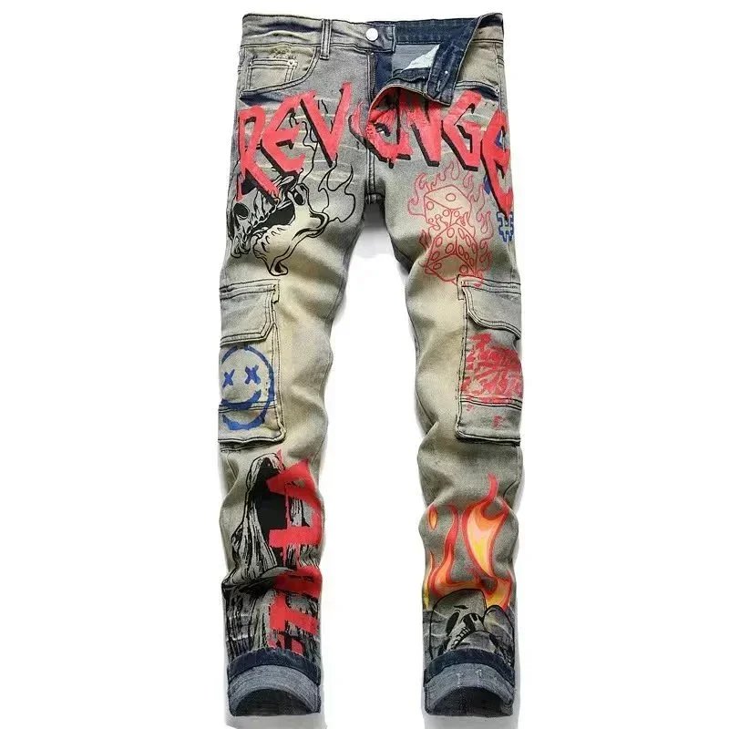 Amiri Distressed Patchwork Jeans Blue - 5
