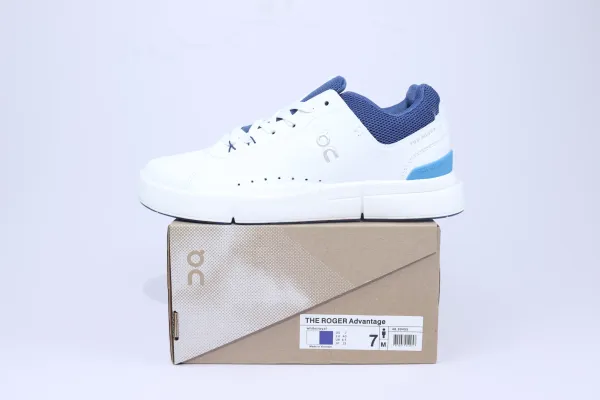 On The Roger Advantage White / Royal Sneakers - 1