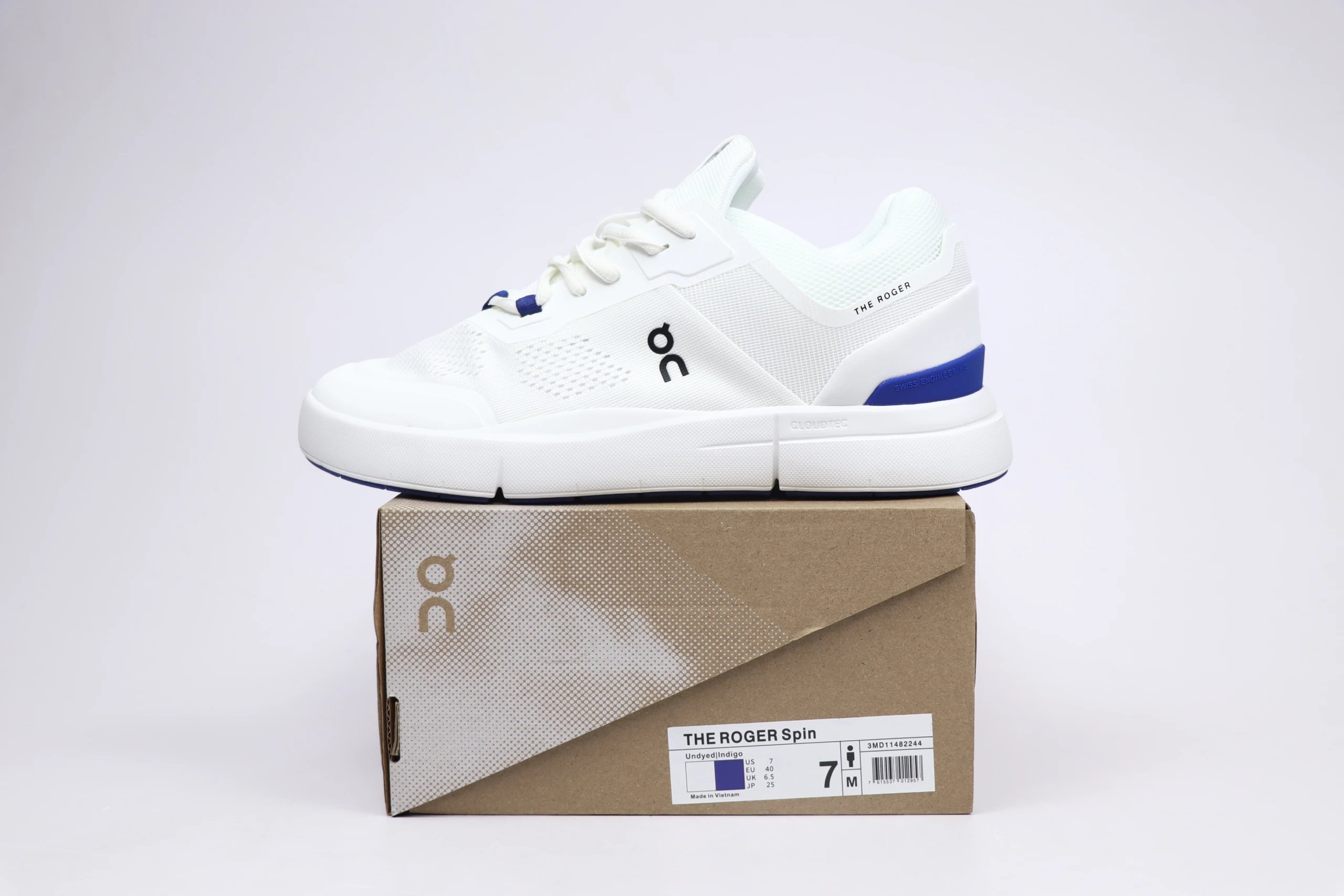 On Running The Roger Pro Purple / White Sneakers Running Shoes - 14