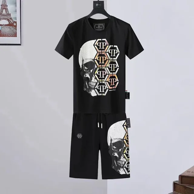 Philipp Plein Matching Sets Short-Sleeve T-Shirt and Shorts Set product detail image 4