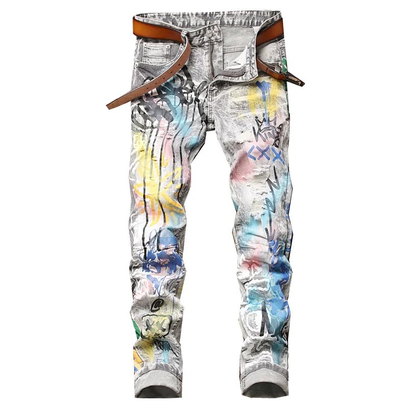Amiri Distressed Patchwork Jeans Blue - 12