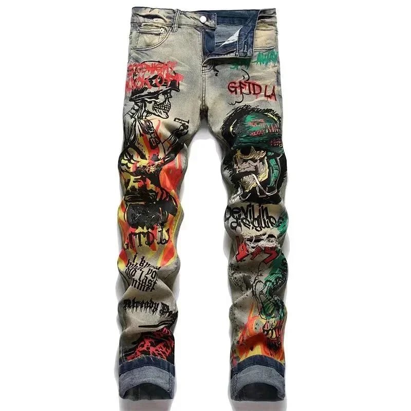 Amiri Distressed Patchwork Jeans Blue - 9