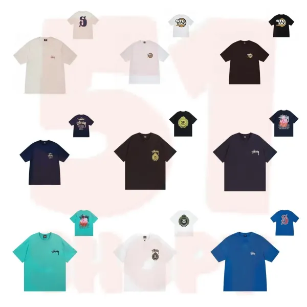 Stussy STU80 Logo Black T-Shirt - 3