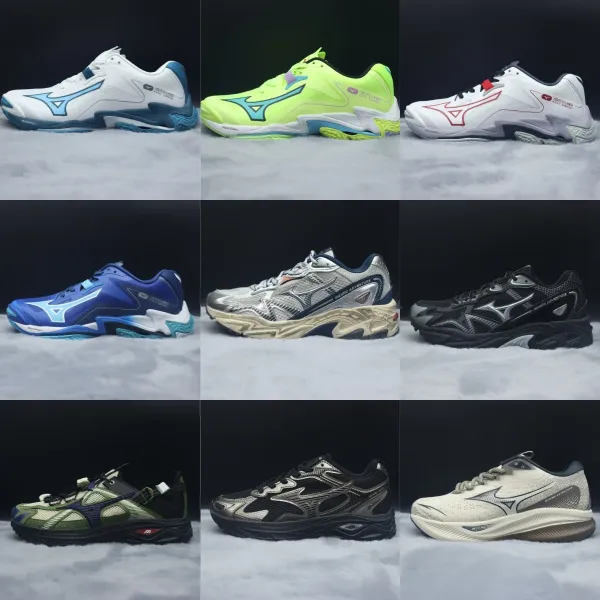 Mizuno Racer 5 Beige Brown Running Shoes - 3