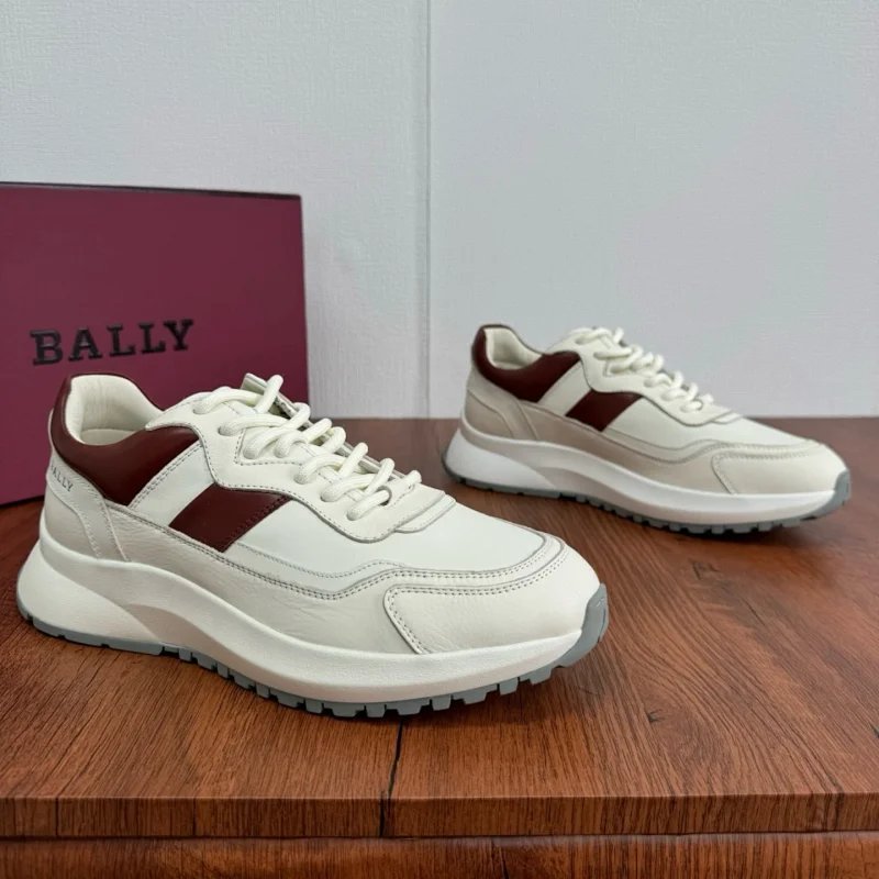 Design Bally Chunky Sneakers White Gray Chunky Sneakers - 4