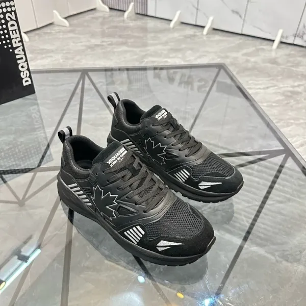 Dsquared2 Maple Leaf Sneakers Black - 1