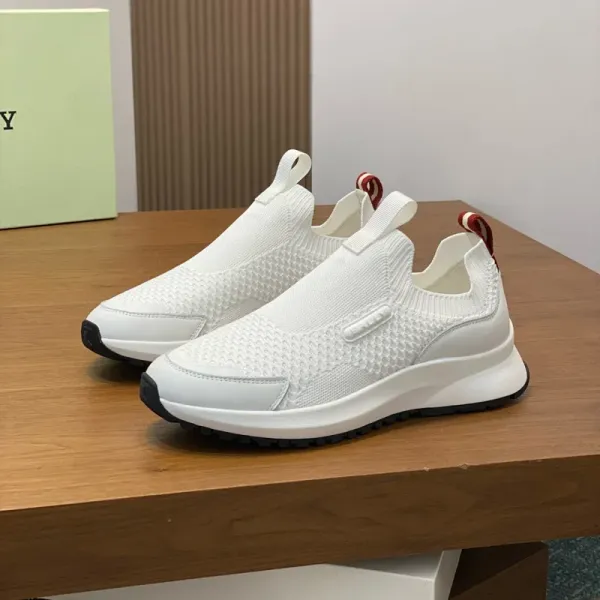 Hogan H222 Slip-On White Mesh Sneakers - 1