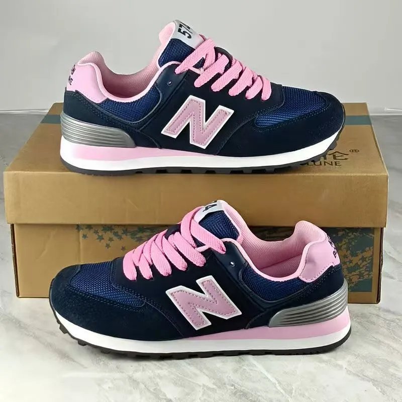 New Balance 574 Gray Black Mesh Sneakers Running Shoes - 16