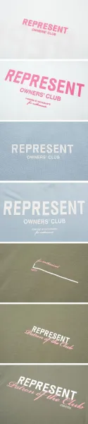 REPRESENT Owners' Club Oversized T-Shirt Army Green - 16