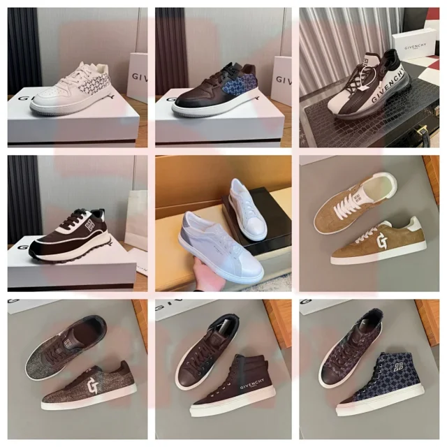 Givenchy Sneakers Low-Top Lace-Up with Monogram Side Panels product detail image 1