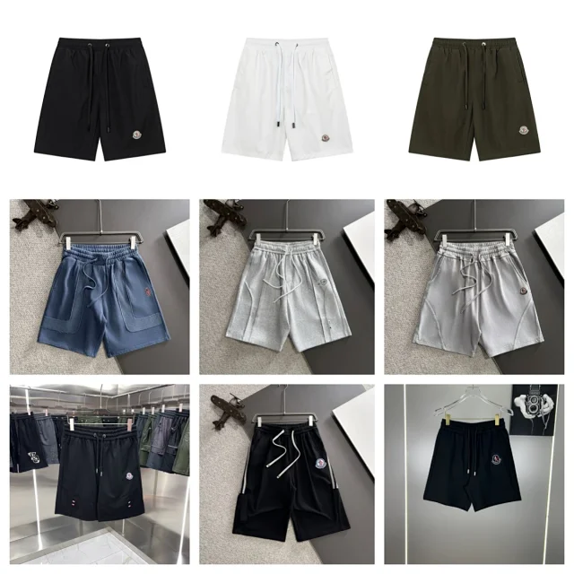 Moncler Shorts Drawstring with logo patch product detail image 1