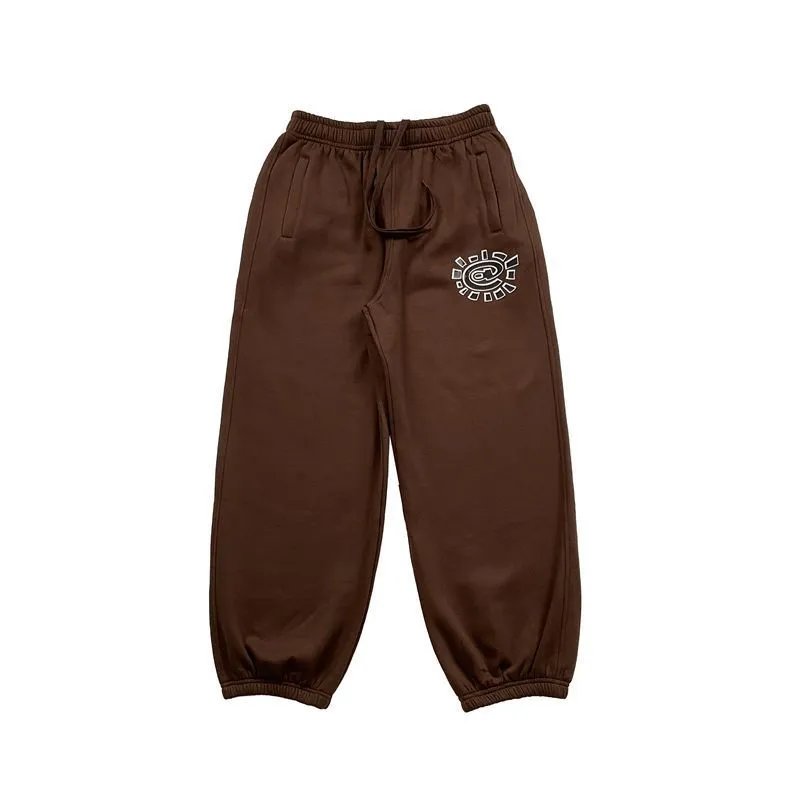 Design Sunburst Logo Navy Sweatpants - 10