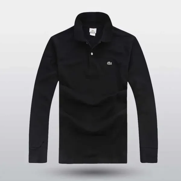 Lacoste Long Sleeve Polo Navy Blue Tops Polo - 10
