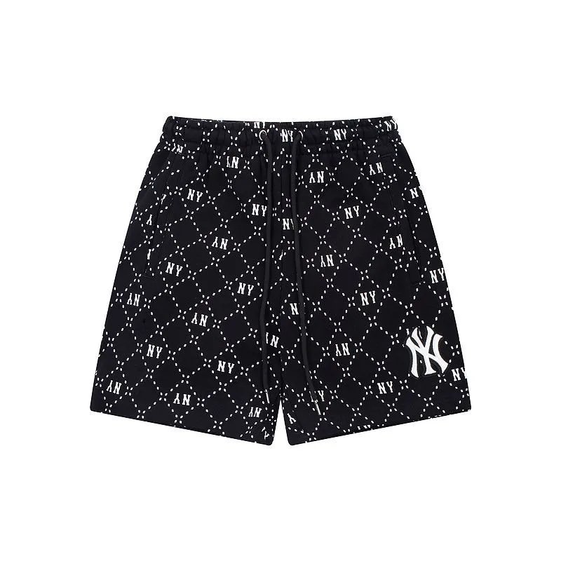 New York Yankees Shorts Elastic-Waist Logo — 09