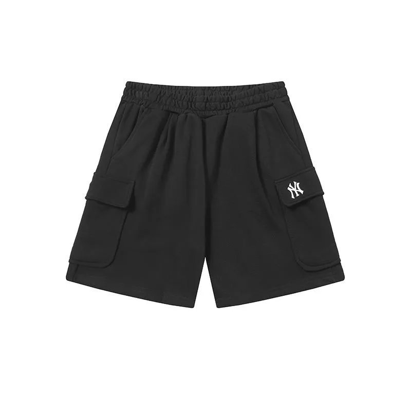New York Yankees Shorts Elastic-Waist Logo — 25