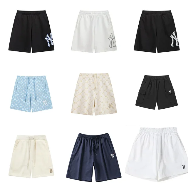 New York Yankees Shorts Elastic-Waist Logo product detail image 1