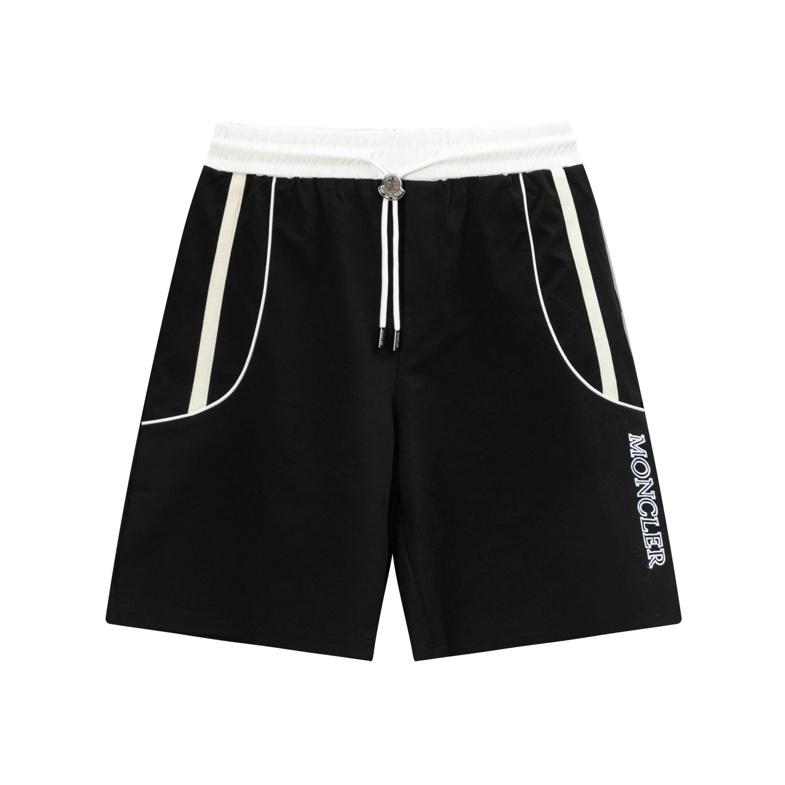 Moncler Logo Panel Shorts White - 11