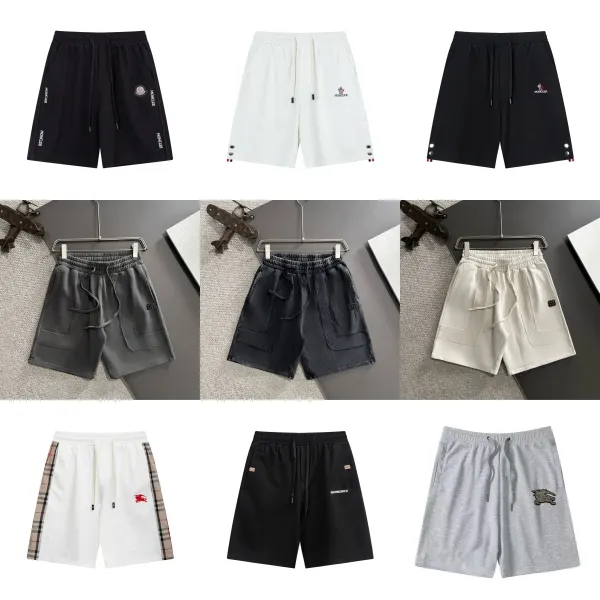 Burberry Check Patch Shorts Gray - 3