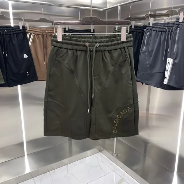 Burberry Check Patch Shorts Gray - 8