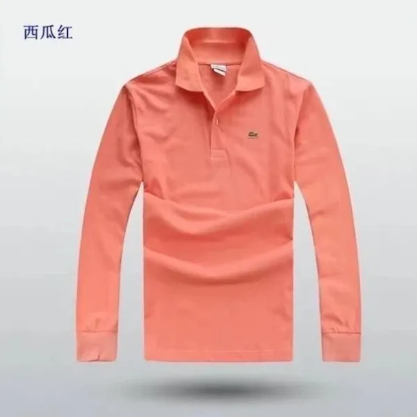 Lacoste Long Sleeve Polo Navy Blue Tops Polo - 5