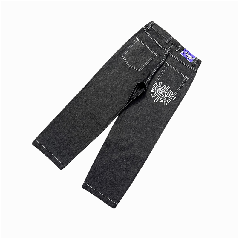 Design Sunburst Logo Navy Sweatpants - 16