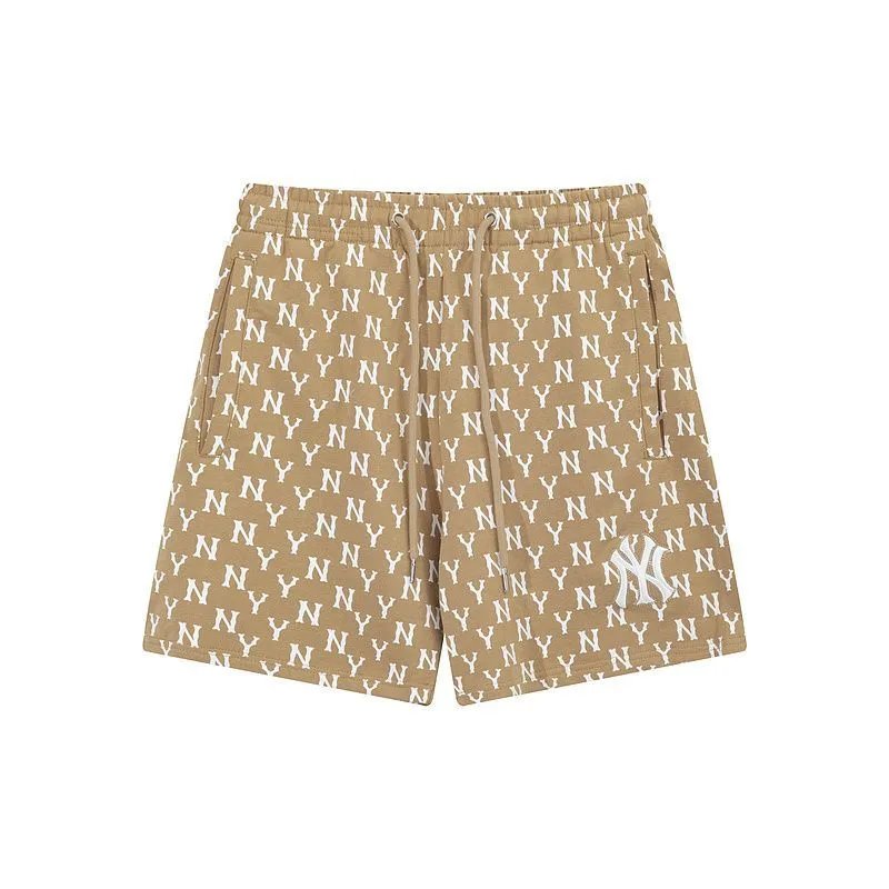 New York Yankees Shorts Elastic-Waist Logo — 15
