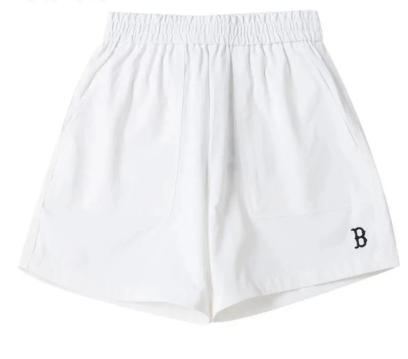 MLB New York Yankees Logo Shorts Beige Shorts - 9