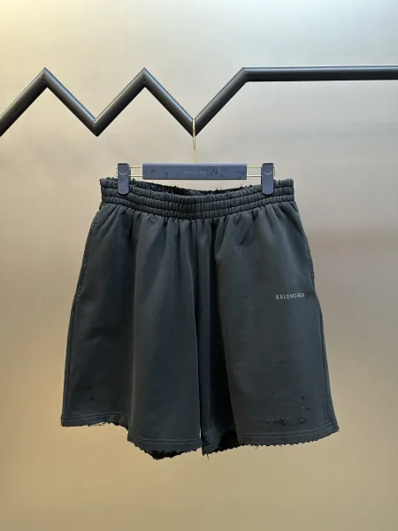Burberry Check Patch Shorts Gray - 15