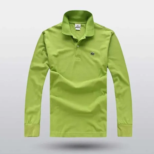 Lacoste Long Sleeve Polo Navy Blue Tops Polo - 9
