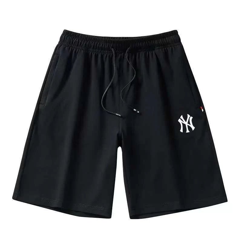 MLB New York Yankees Logo Shorts Beige Shorts - 4
