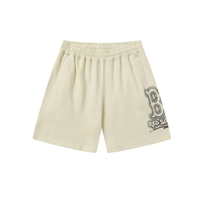 New York Yankees Shorts Elastic-Waist Logo — 21
