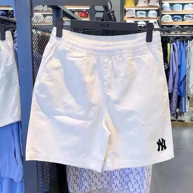 New York Yankees Shorts Elastic-Waist Logo product detail image 9