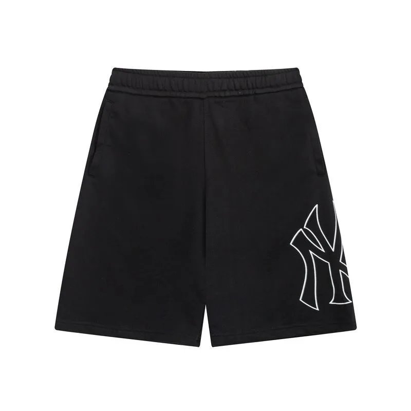 New York Yankees Shorts Elastic-Waist Logo — 03