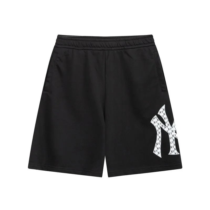 New York Yankees Shorts Elastic-Waist Logo — 08