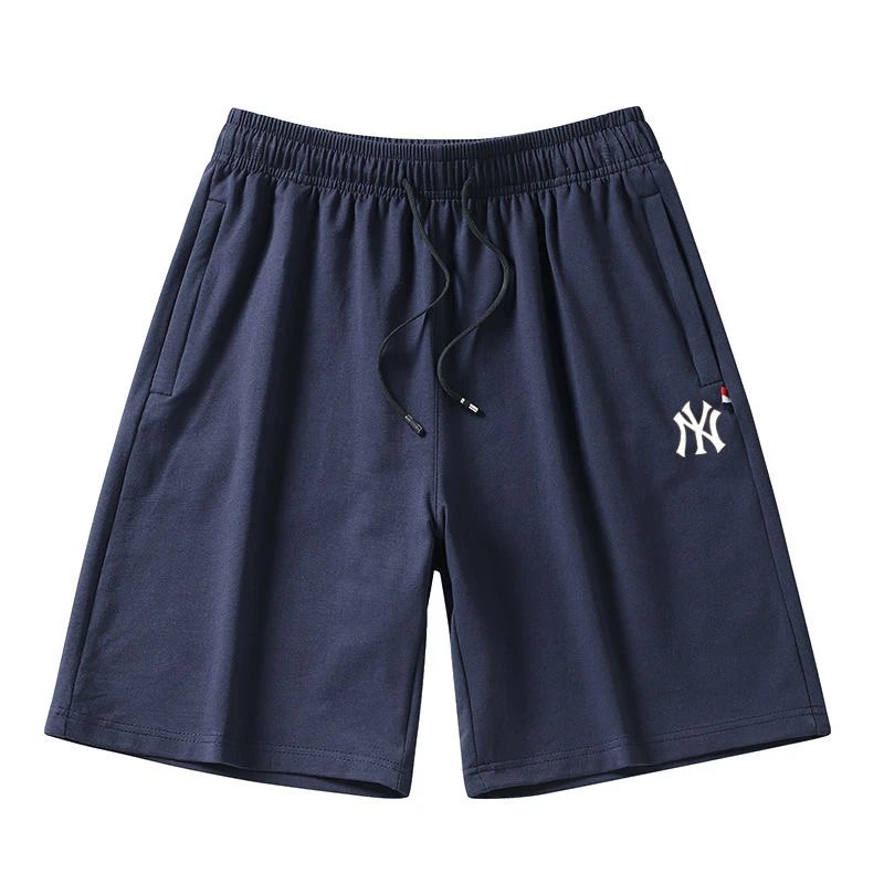 MLB New York Yankees Logo Shorts Beige Shorts - 6