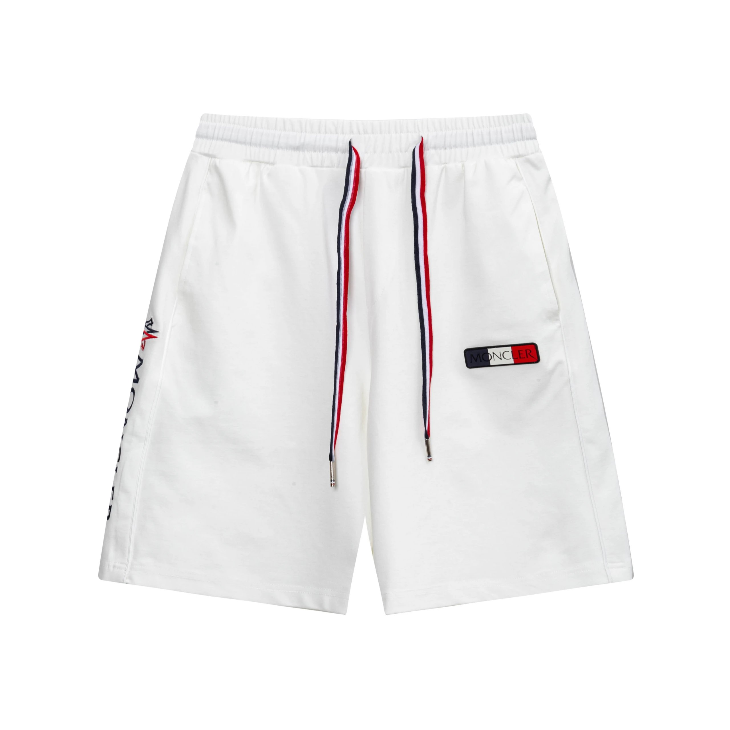 Moncler Logo Panel Shorts White - 14