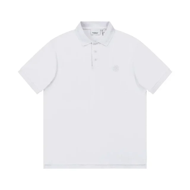 Burberry T-Shirts Short-Sleeve Polo Shirts with Logo Prints and Embroidered Monogram product detail image 2