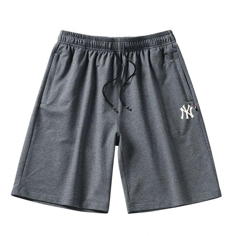 MLB New York Yankees Logo Shorts Beige Shorts - 5