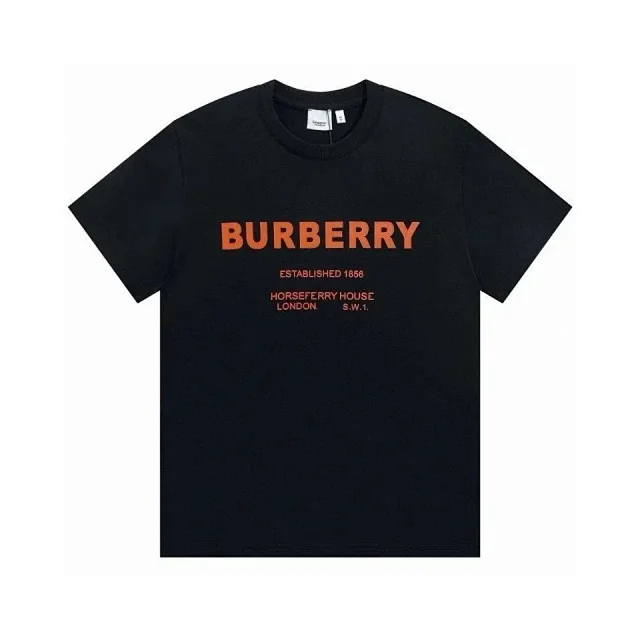 Burberry T-Shirts Short-Sleeve Polo Shirts with Logo Prints and Embroidered Monogram product detail image 12