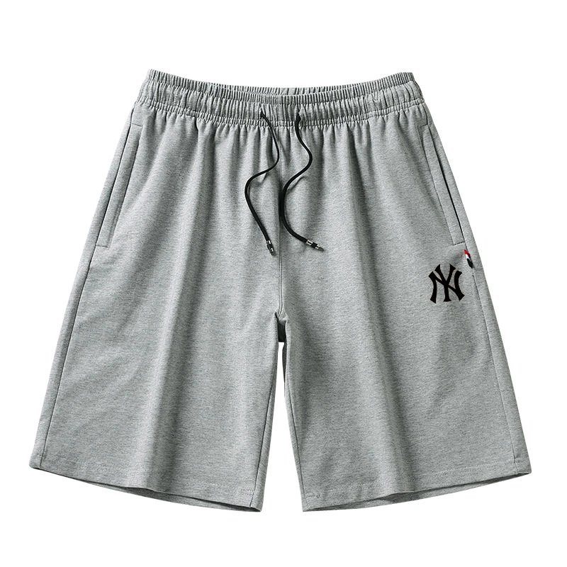MLB New York Yankees Logo Shorts Beige Shorts - 7