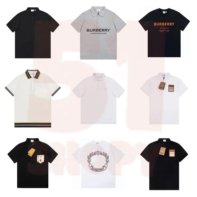 Burberry Shirts Short-Sleeve Logo Polo Shirt product detail image 1